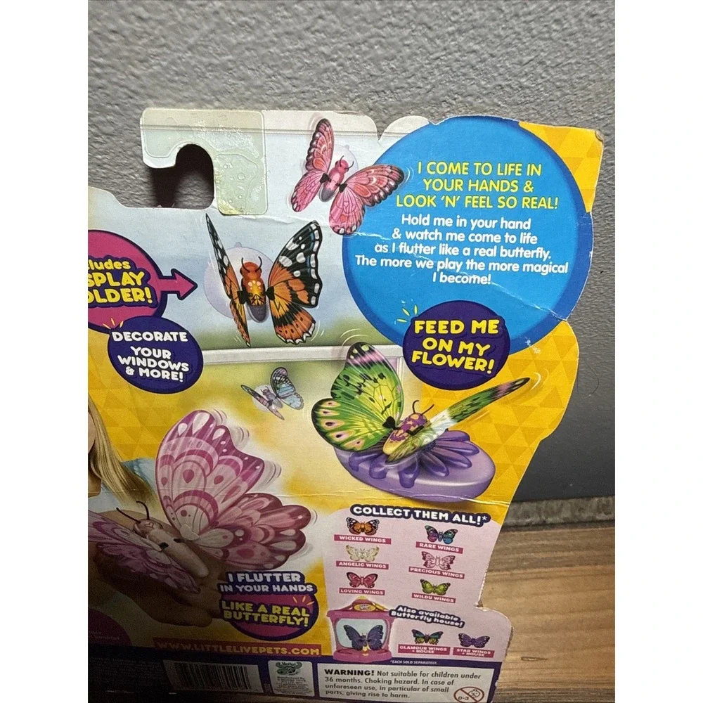 Little Live Pets My Butterfly Wicked Wings Moose Toys 2013 See Description